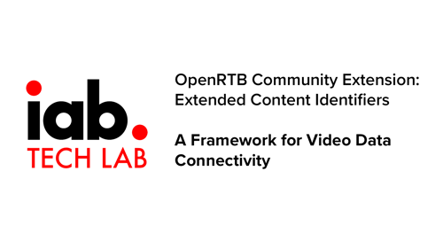 IAB Tech Lab OpenRTB Community Extension: Extended Content Identifiers