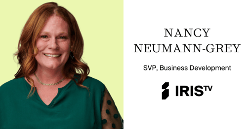 IRIS.TV Announces Nancy Neumann-Grey's Promotion to Senior Vice President of Business Development